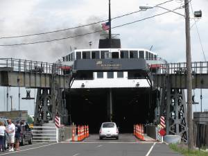 SS Badger.  The ferry from Manitowac, Wisconsin to Ludington Michigan